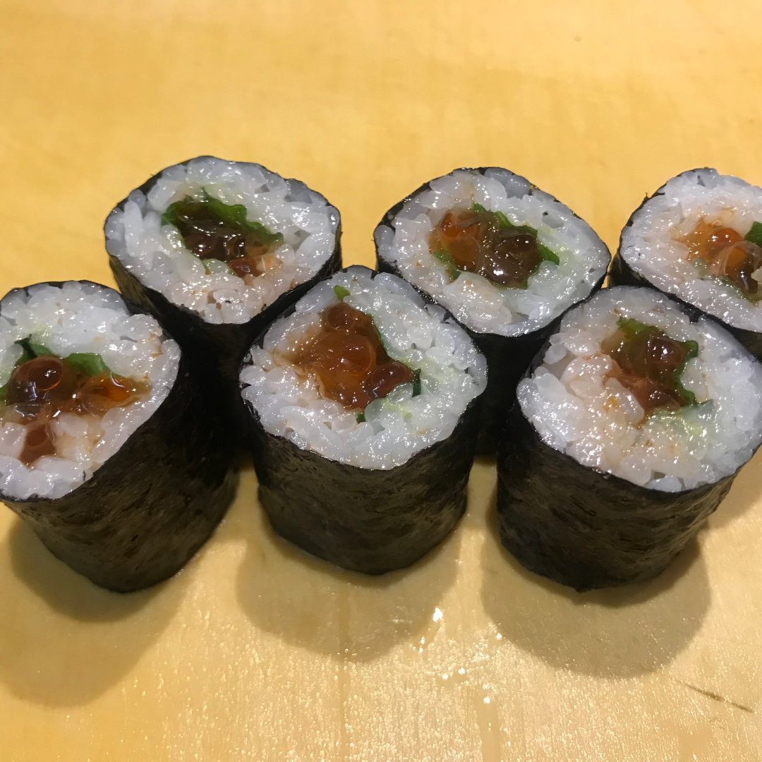 Sushi œuf de saumon