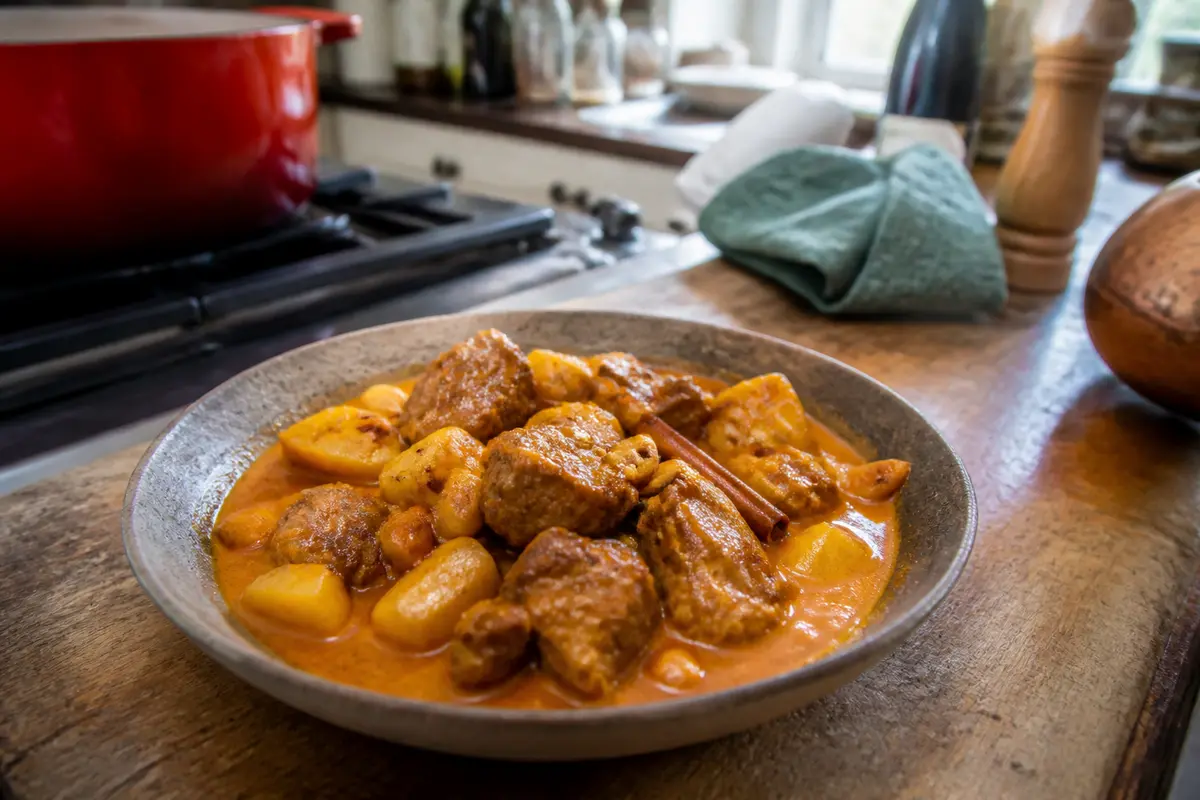 Curry massaman au poulet : Recette maison facile et savoureuse